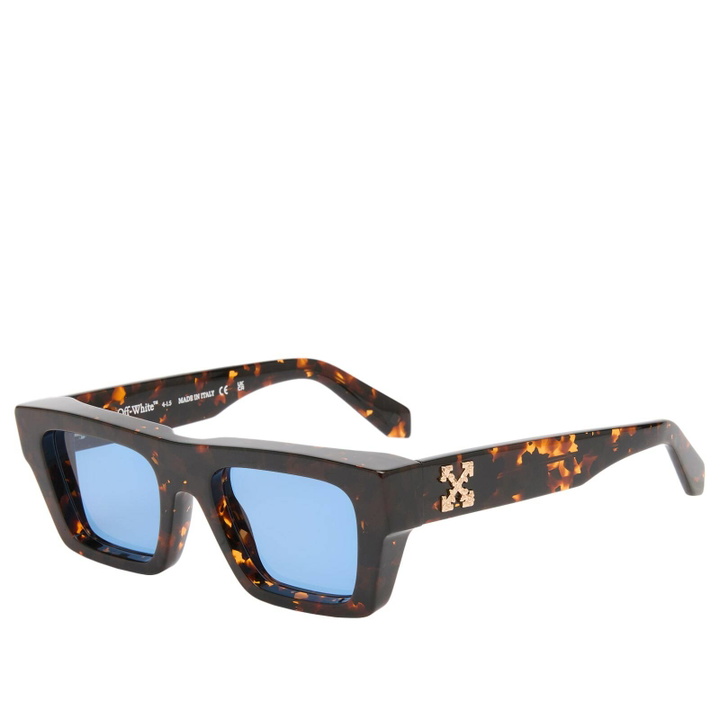 Photo: Off-White Sunglasses Off-White Oregon Sunglasses in Havana/Blue 