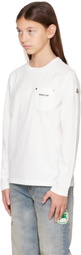 Moncler Enfant Big Kids White Long Sleeve T-shirt