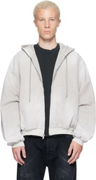 ALEXANDER DIGENOVA Gray Underground Canvas Jacket