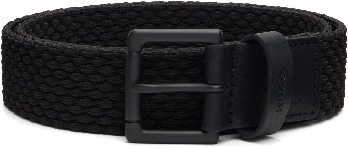 Hugo Black Woven Belt