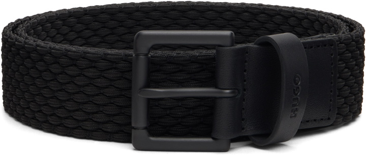 Photo: Hugo Black Woven Belt
