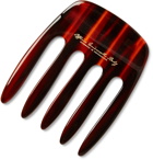 Buly 1803 - Horn-Effect Acetate Pick Comb - Red