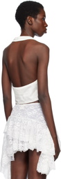 Yuhan Wang White Bears Printed Tank Top