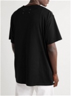 Maison Margiela - Printed Cotton-Jersey T-Shirt - Black