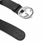 Gucci Men's Interlocking GG Belt in Black