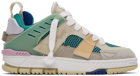 Axel Arigato Blue & Beige Patchwork Sneakers