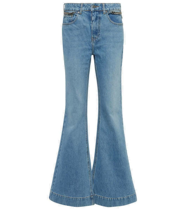 Photo: Stella McCartney High-rise flared jeans