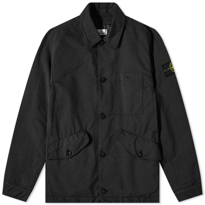 Photo: Stone Island Men's David-Tc Primaloft Work Jacket in Black