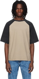 MMIC Brown & Black Block T-shirt