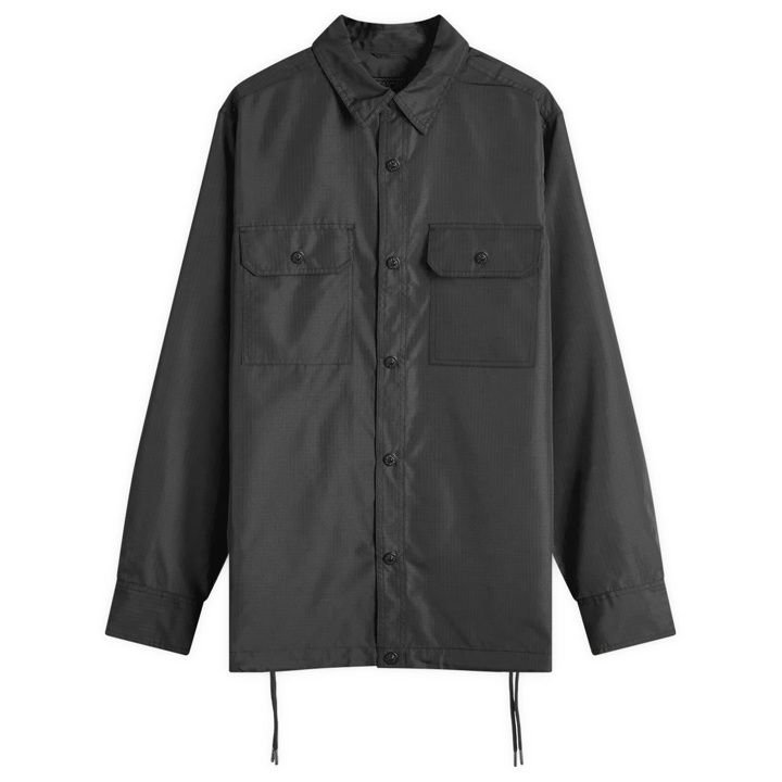 Photo: Taion Men's Military Overshirt in Black
