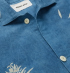 Story Mfg. - Printed Organic-Cotton Canvas Overshirt - Blue