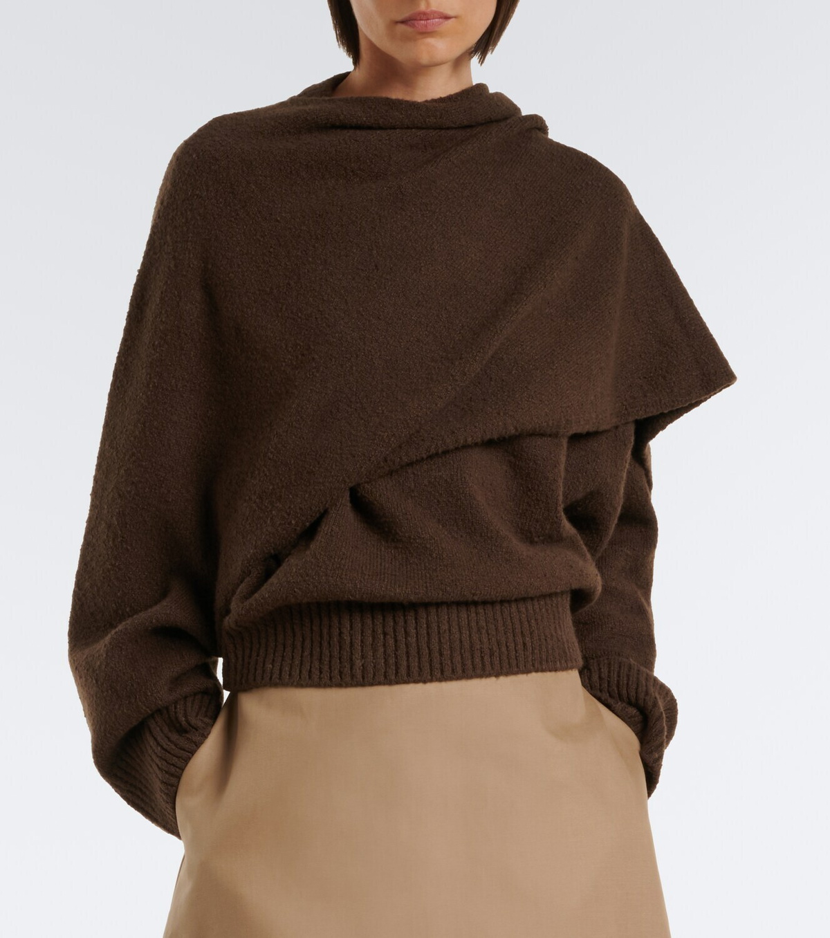 Altuzarra Palmer layered cotton-blend sweater