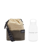 Master-Piece Men's Kinto Edition Sa-Hou Drawstring Bag in Beige