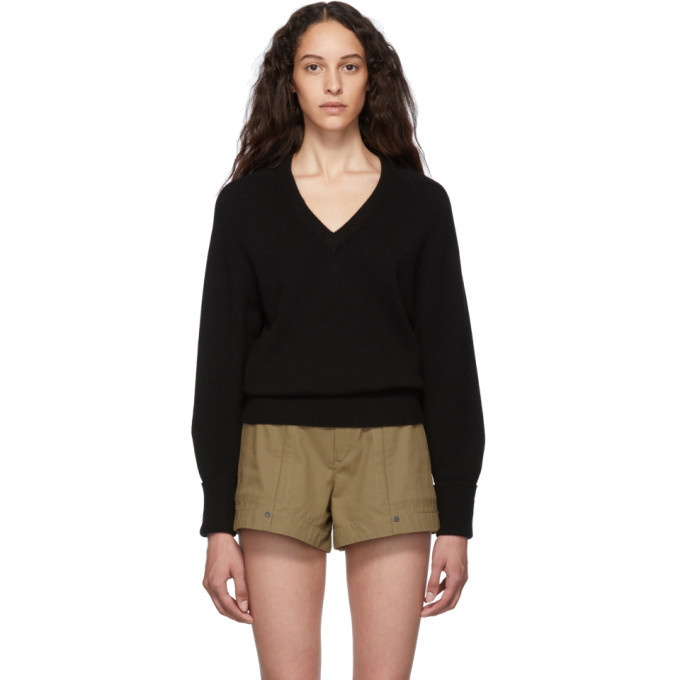 Photo: Chloe Black Cashmere Iconic V-Neck Sweater