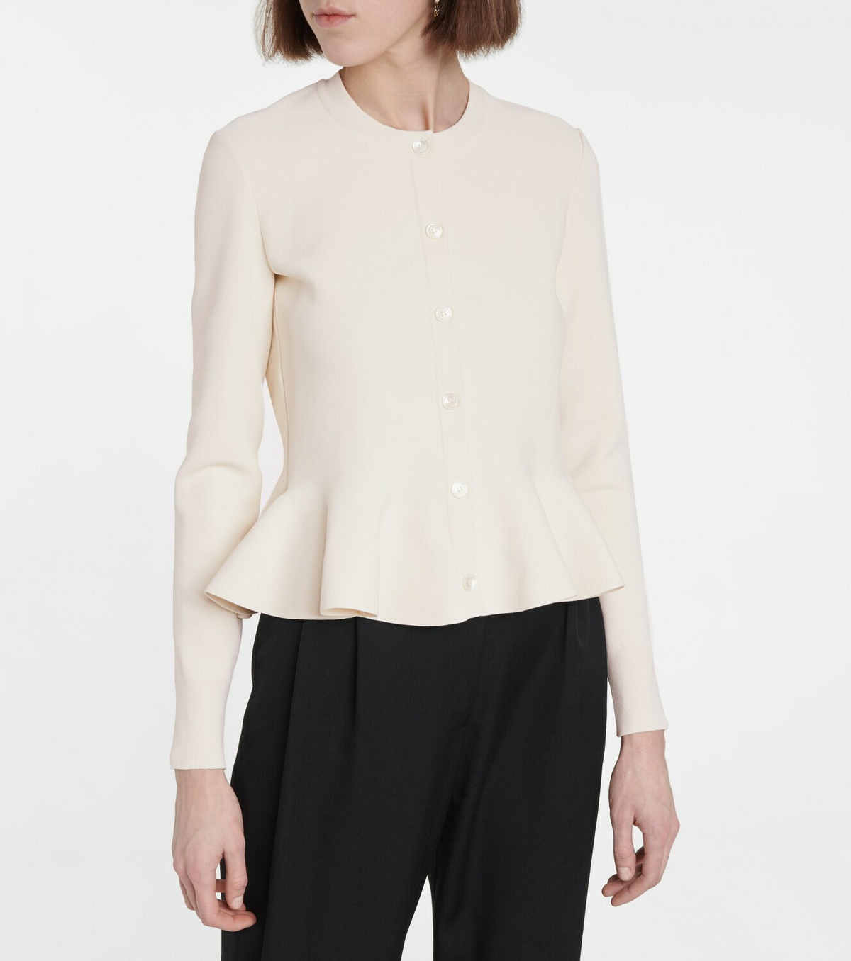 Alexander McQueen Peplum cardigan