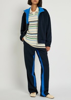 Adidas X Wales Bonner X Wales Bonner Piqué Jersey Track Trousers Navy