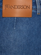 JW ANDERSON - Twisted Cotton Denim Mini Skirt