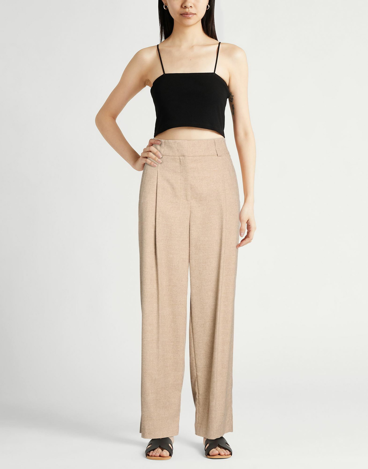 Peserico Easy Womens Pants in Beige