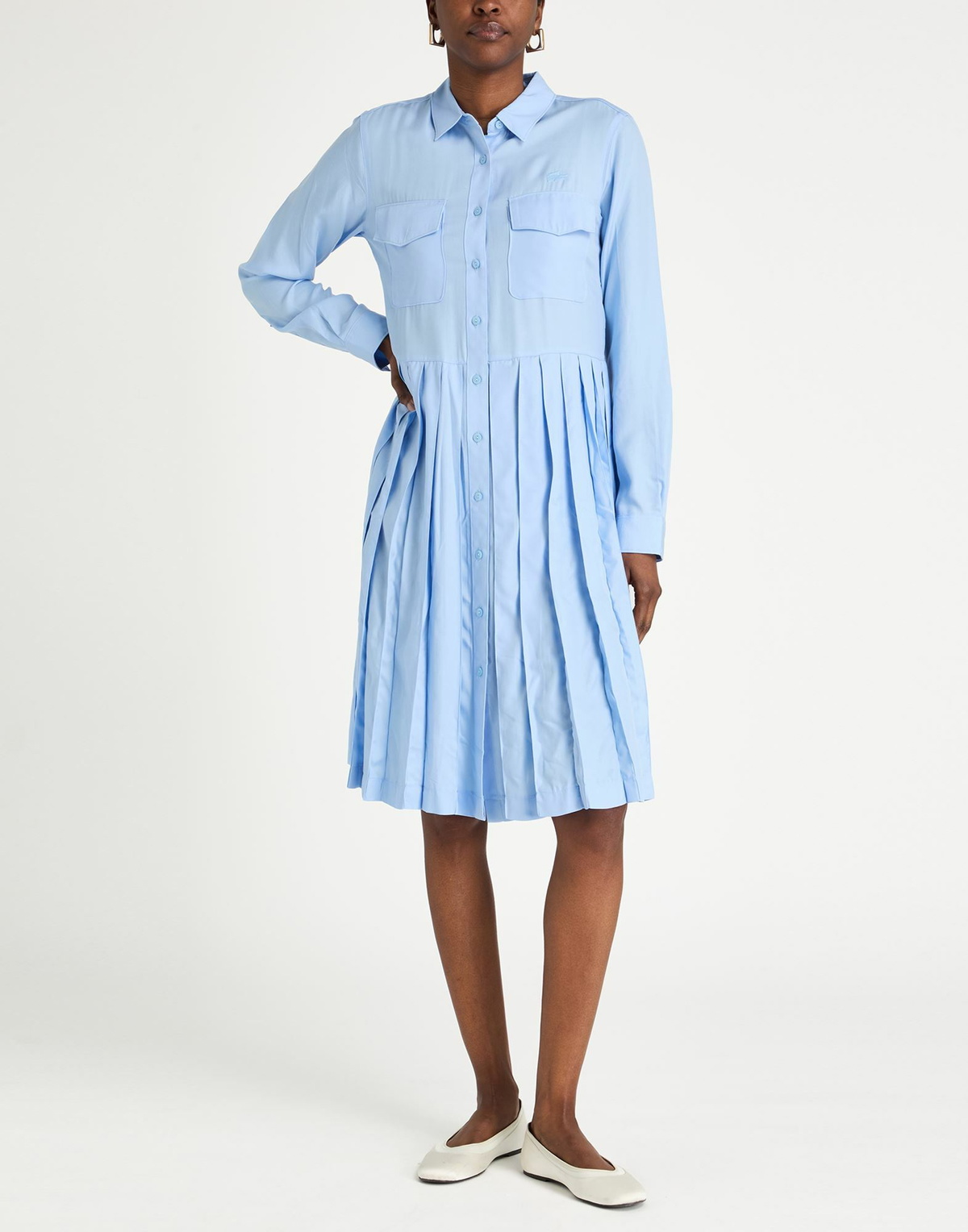 Lacoste Womens Midi dress Light in Blue