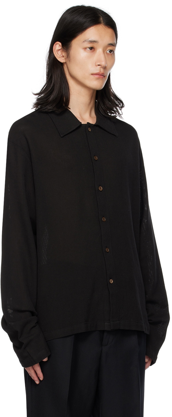Our Legacy Black Isola Shirt Our Legacy