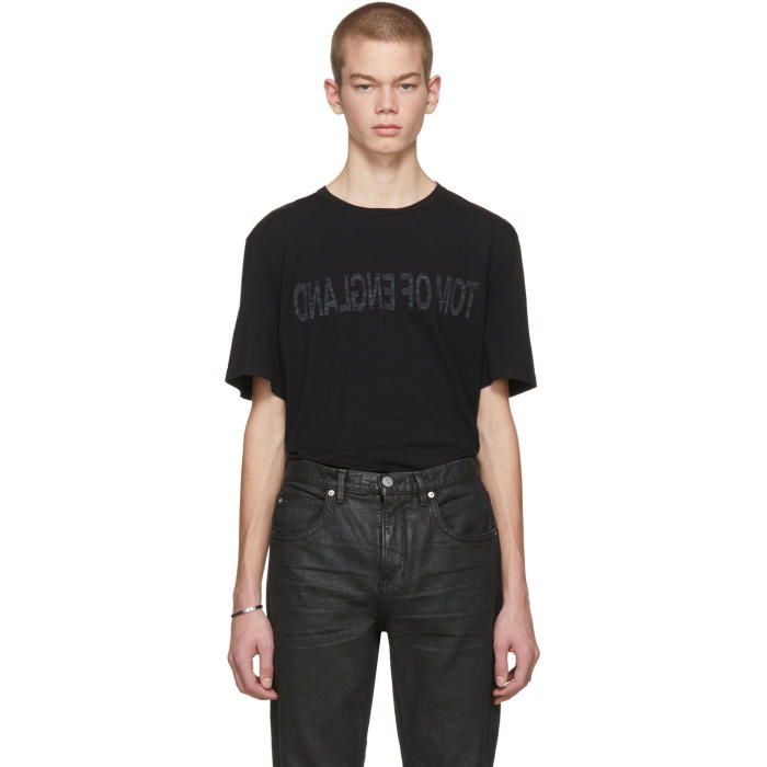 Photo: Helmut Lang Black Re-Edition Tom of England T-Shirt