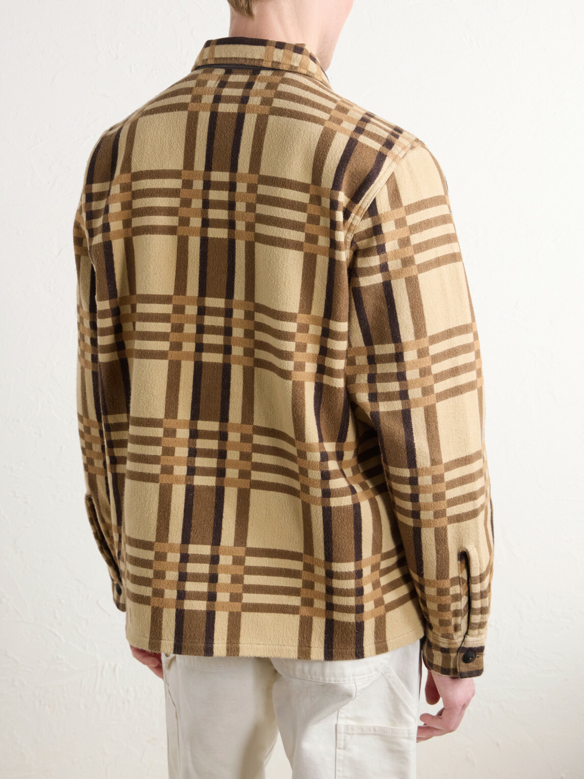 RRL - Checked Cotton-Jacquard Shirt - Brown