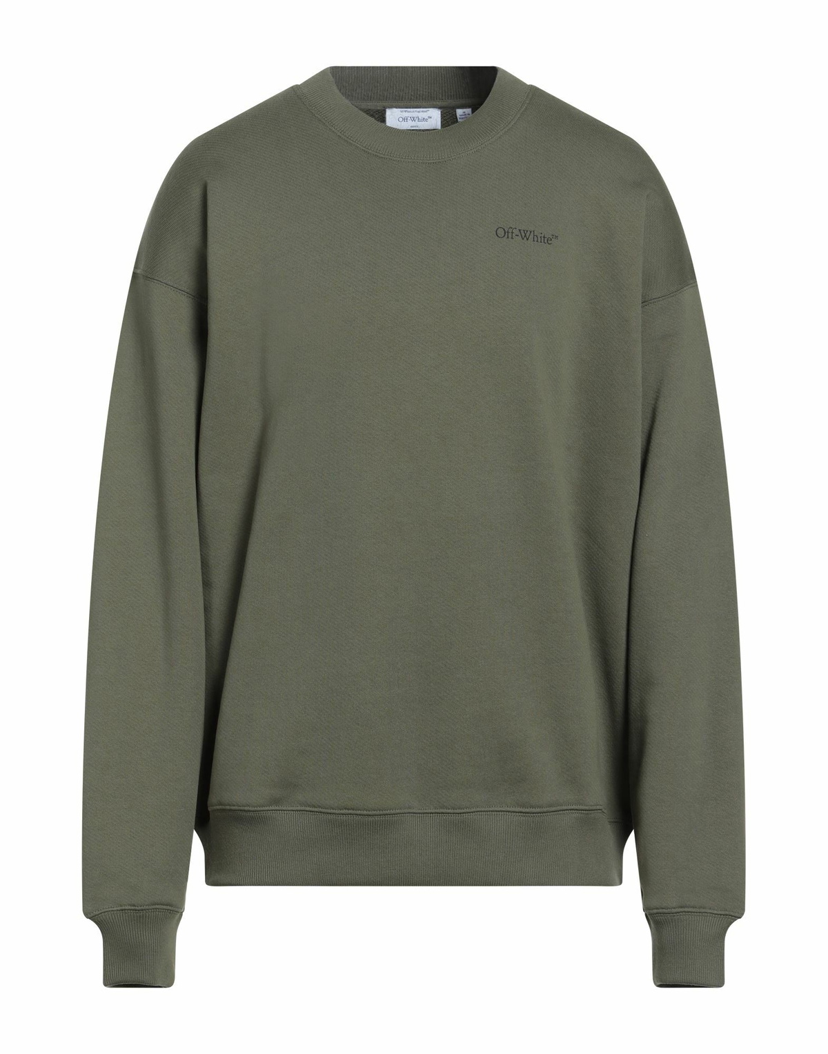 Off-white Mens Sweatshirt Military in Green