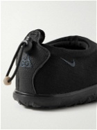 Nike - ACG Moc Leather-Trimmed Canvas Sneakers - Black