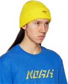 Noah Yellow Core Logo Beanie