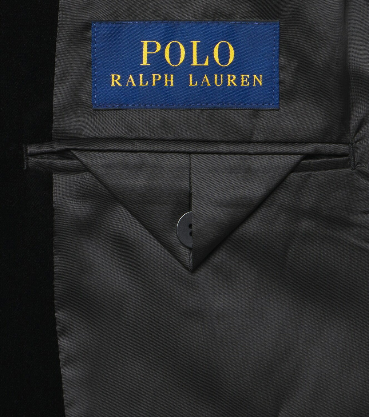 Polo Ralph Lauren Single-breasted velvet blazer