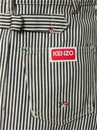 KENZO PARIS - Rinse Striped Workwear Mini Skirt