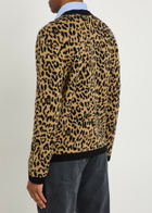 Valentino Garavani Leopard-print Wool Cardigan Multicoloured 1