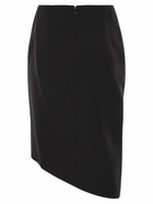 Elisabetta Franchi Crepe Skirt With Jewel Detail