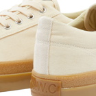 Stepney Workers Club Men's Dellow Canvas Sneakers in Raw Ecru/Gum