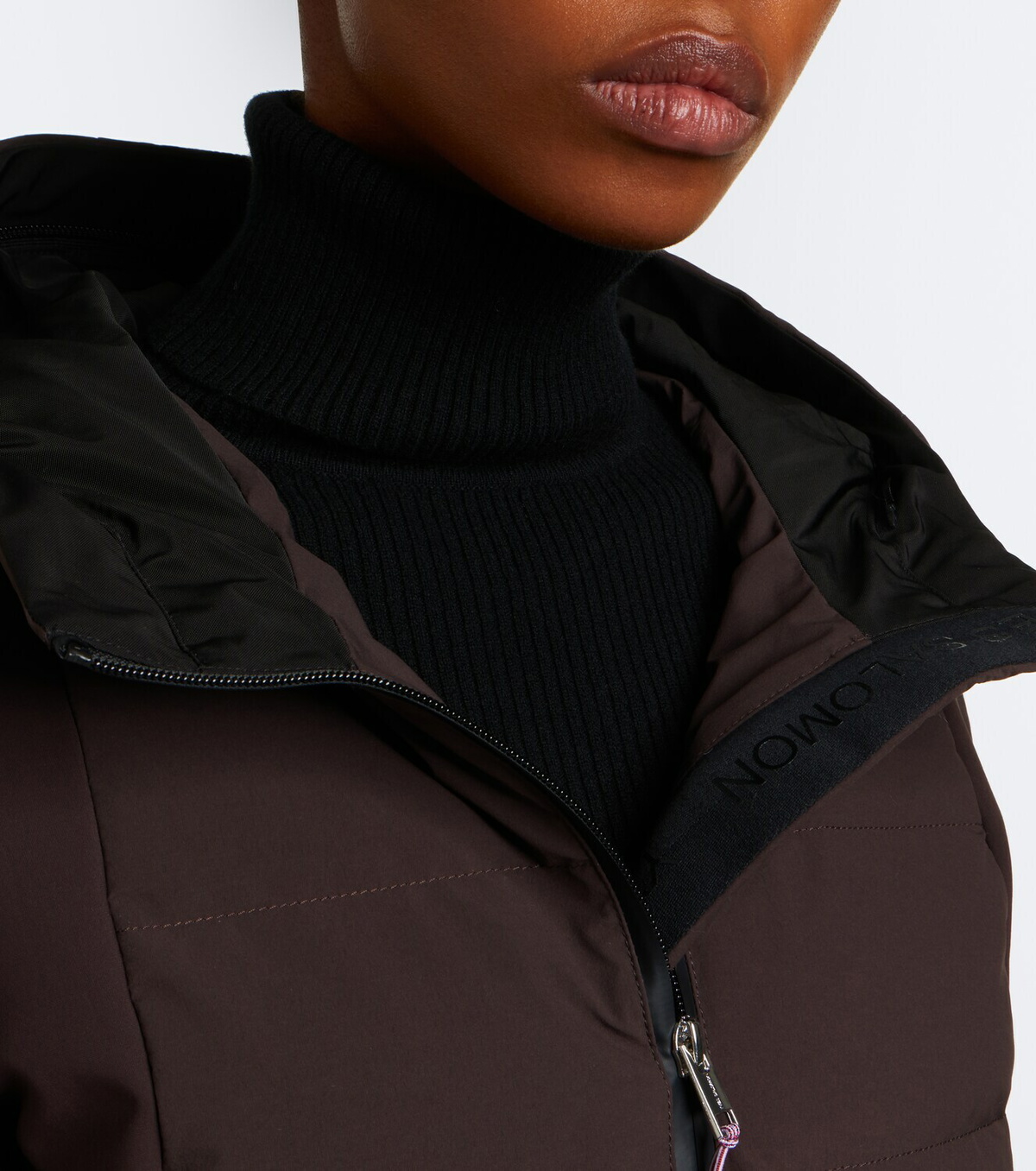 Yves Salomon Belted shearling-trimmed ski jacket