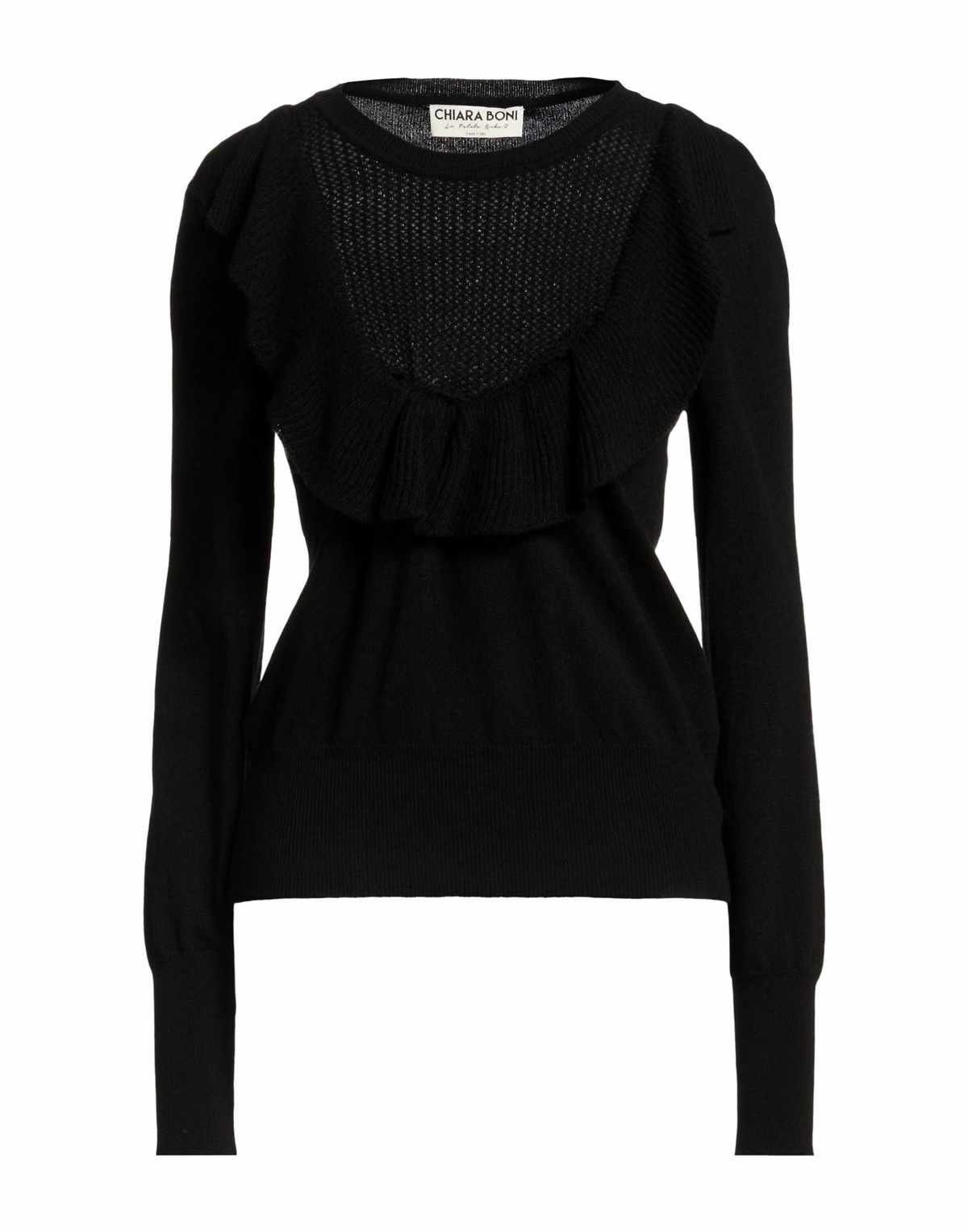 Chiara Boni La Petite Robe Womens Sweater in Black