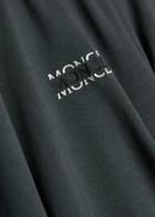 Moncler Logo Cotton T-shirt Charcoal