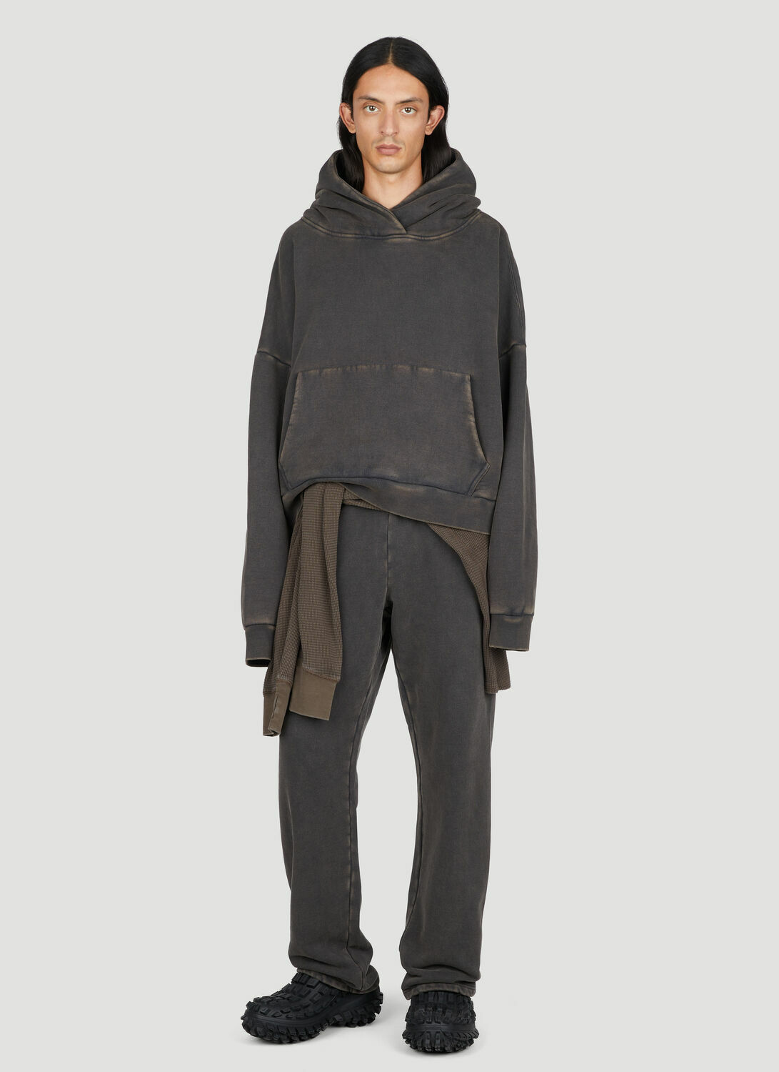 Entire Studios Washed Heavy Hooded Sweatshirt
