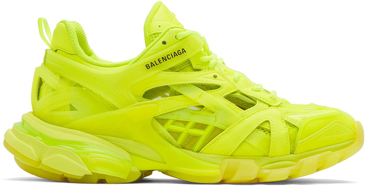 Photo: Balenciaga Yellow Track 2.0 Sneakers