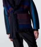 Giorgio Armani x Alanui cashmere-blend cardigan