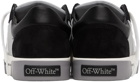 Off-White Gray & Black New Low Vulcanized Sneakers