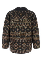Alanui Embroidered Wool Blend Grunge Beat Cardigan