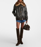 Dolce&Gabbana Suede over-the-knee boots