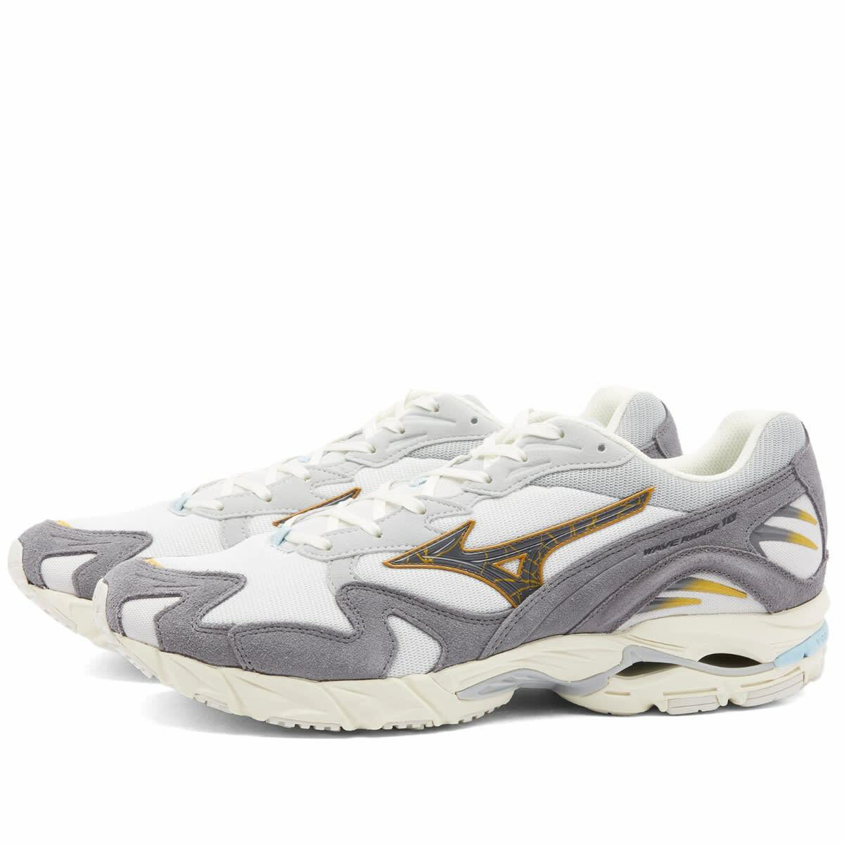 Mizuno Wave Rider 10 Premium - Quicksilver Tradewinds Snow White