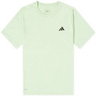 Adidas Running Men's Adidas Ultimate Essentials T-shirt in Semi Green Spark