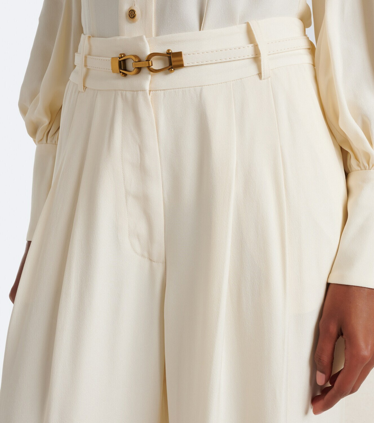 Zimmermann Belted wide-leg pants