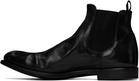 Officine Creative Black Chronicle 123 Chelsea Boots
