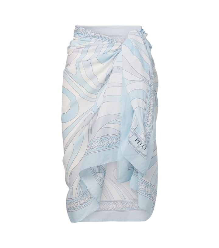 Photo: Pucci Orchidee cotton beach cover-up