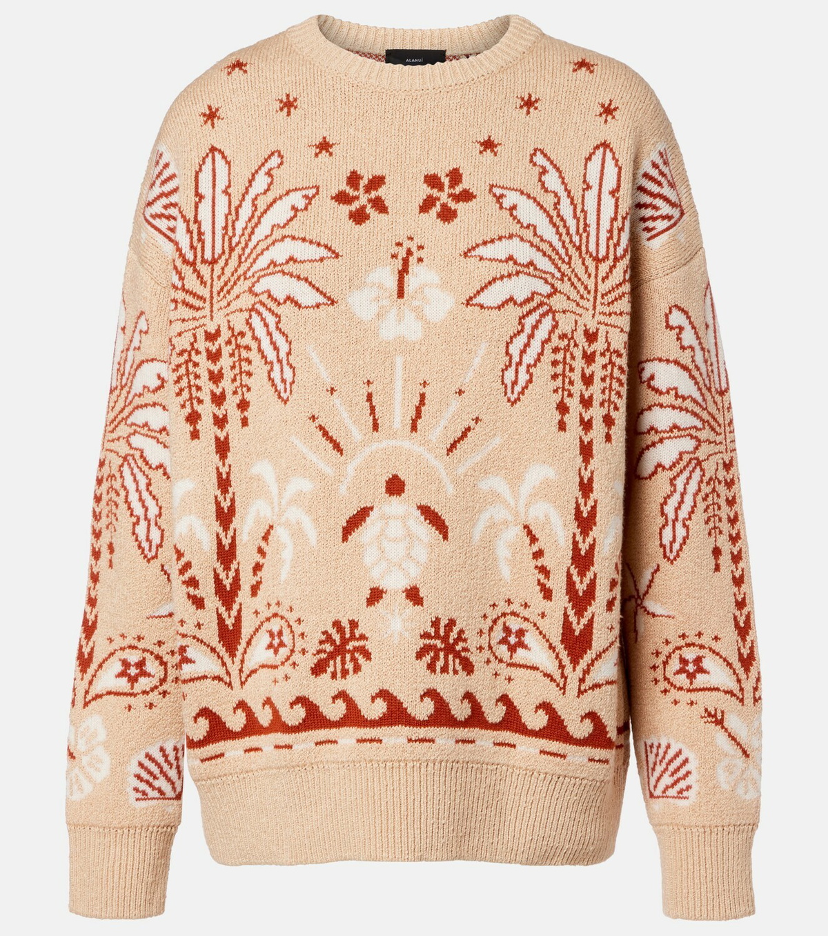 Alanui Echoes Of The Island wool and cotton sweater