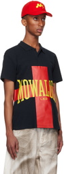 Mowalola Navy Mowaland Polo